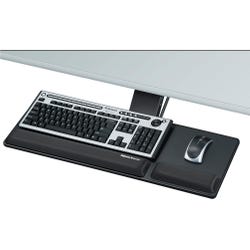 Image for Fellowes Compact Keyboard Tray, 27-1/2 X 18 X 3 in, Black from School Specialty