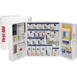 Image for First Aid Only First Aid Cabinet, ANSI Class A, Large Plastic, White from School Specialty