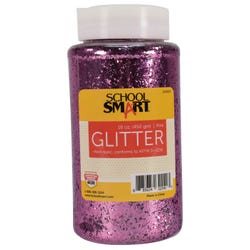 Image for School Smart Craft Glitter, 1 Pound, Pink from School Specialty