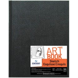 Canson Basic Hardcover Sketchbook, 8-1/2 x 11 Inches, 65 lb, 108 Sheets 411720