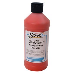 Sax Heavy Body Acrylic Paint, 1 Pint, Fire Red Item Number 1572460