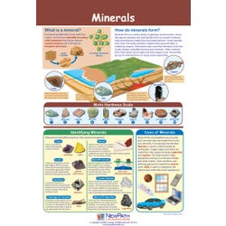 Image for NewPath Minerals Laminated Poster - Grade 6 - 9, 23 X 35 in from School Specialty