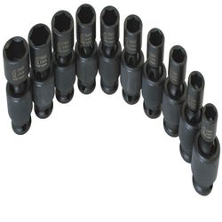Image for Sunex Intl 10-Piece Universal Impact Socket Set - Metric, 3/8 in Drive, Alloy Steel, Set of 10 from School Specialty