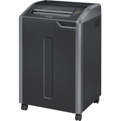 Image for Fellowes 480 Heavy Duty Cross-Cut Shredder, 30 Sheets Per Pass, 20 fpm, 5/32 x 1-1/8 Inches, Black/Dark Silver from School Specialty