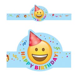 Image for Creative Teaching Press Emoji Birthday Crowns, Pack of 30 from School Specialty