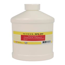 Image for School Smart Washable Finger Paint, White, 1 Quart Bottle from School Specialty