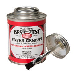 Image for Best Test Brush In Cap Paper Cement, 8 Ounces from School Specialty