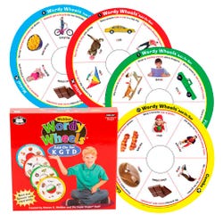 Image for Super Duper Wordy Wheels Game, Add-On Set for K, G, T, and D from School Specialty