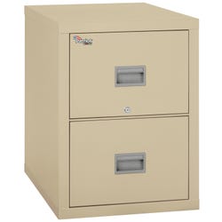 Image for FireKing Patriot 2 Drawer Vertical File Cabinet, 17-3/4 x 31-9/16 x 27-3/4 Inches, Parchment from School Specialty