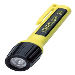 Image for Streamlight ProPolymer Non-Rechargeable LED Light, 5-1/4 in L, Yellow/Black, 120 hr Run time, 3 N Alkaline Battery from School Specialty