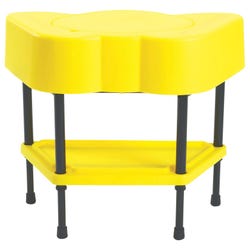 Angeles Adjustable Sensory Table, Canary Yellow, 24 x 13 x 18-14 Item Number 2027745