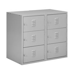 Diversified Woodcrafts Metal Locker Base, 36 x 21 x 31 Inches, Gray Finish 1135391