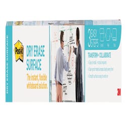 Image for Post-it Super Sticky Dry Erase Surface, 4 x 3 Feet, White from School Specialty