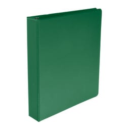 Image for School Smart Round Ring Binder, Polypropylene, 1-1/2 Inches, Green from School Specialty