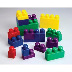 Image for Marvel Education Interlocking Building Bricks, Assorted Colors, Set of 60 from School Specialty