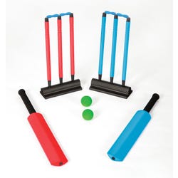 Image for Sportime UltraFoam Cricket Game, Set of 2 Wickets, 2 Bats and 2 Balls from School Specialty