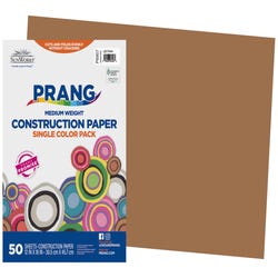 Image for Prang Medium Weight Construction Paper, 12 x 18 Inches, Light Brown, 50 Sheets from School Specialty
