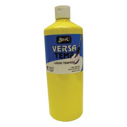 Image for Sax Versatemp Heavy-Bodied Tempera Paint, 1 Quart, Primary Yellow from School Specialty