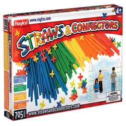 Image for Roylco Jumbo Straws and Connectors Kit, Set of 705 from School Specialty