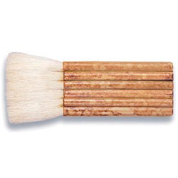 Image for Yasutomo Hake Brush, Round Type, Short Bamboo Handle, 1-7/8 Inch, Each from School Specialty