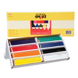 Image for School Smart Colored Pencils, Assorted Colors, Pack of 144 from School Specialty