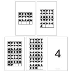 Image for Didax Ten-Frame Card Set, 3-1/2 L x 6 W in, Grades K - 2, Set of 50 from School Specialty