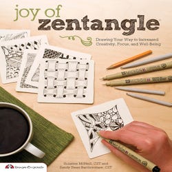 Image for Design Originals Joy of Zentangle Book, 144 Pages from School Specialty