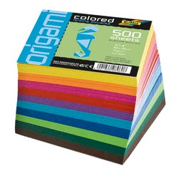 Image for Folia Origami Paper, 4 x 4 Inches, Assorted Colors, 500 Sheets from School Specialty
