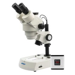 National Zoom Trinocular Stereo Microscope with 4K Camera Bundle, Item Number 2104002