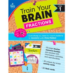 Image for Carson-Dellosa Train Your Brain: Fractions Level 1 from School Specialty