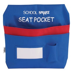 Image for School Smart Seat Pocket, 17 x 14-1/2 Inches, Blue from School Specialty