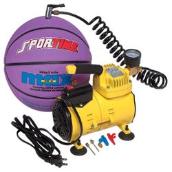 Image for Sportime Mini Electric Air Inflator, Yellow from School Specialty