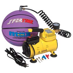 Image for Sportime Mini Electric Air Inflator, Yellow from School Specialty
