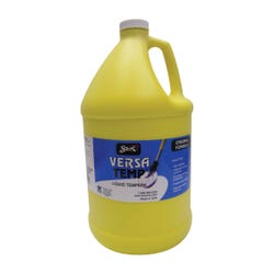 Sax Versatemp Heavy-Bodied Tempera Paint, 1 Gallon, Primary Yellow Item Number 1440719