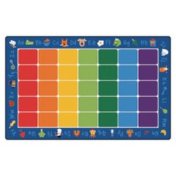 Image for Carpets for Kids Fun with Phonics Seating Carpet, 8 Feet 4 Inches x 13 Feet 4 Inches, Rectangle, Multicolored from School Specialty
