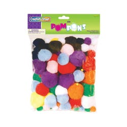 Creativity Street Pom Pons, Assorted Sizes and Colors, Pack of 100 Item Number 085930
