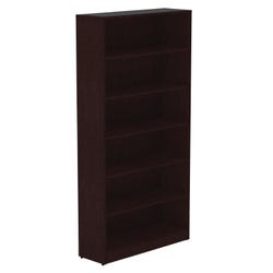 Classroom Select Laminate 6 Shelf Bookcase, 36 x 12 x 72 Inches, Espresso, Item Number 2025341