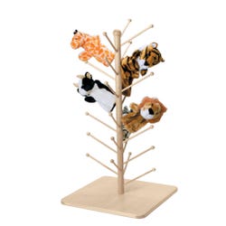 Image for Marvel Education Co Wooden Puppet Tree, Adjustable, Holds 13 to 26 Hand Puppets from School Specialty