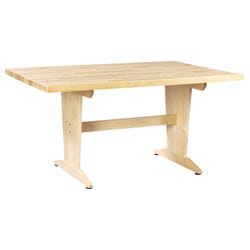 Image for Diversified Woodcrafts Art & Planning Table, 60 x 42 x 30 Inches, Solid Maple Top from School Specialty