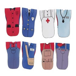 Image for Childcraft Reversible Role Play Vests, Occupations, Set of 4 from School Specialty