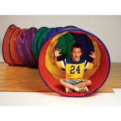 Image for Sportime Connectable Mega Crawl Tunnel, 36 x 12 Inches, Multicolored from School Specialty