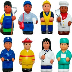 Image for Get Ready Kids Career Figures, Multicultural, 5 Inches, Set of 8 from School Specialty