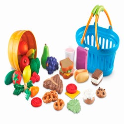 Image for Learning Resources New Sprouts Deluxe Market Set, 2 Baskets and 30 Pieces from School Specialty