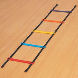 Image for Sportime Anti-Skid Agility Ladder, 29-1/2 Feet x 16-1/2 Inches, Multicolor from School Specialty
