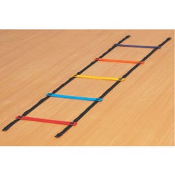 Image for Sportime Anti-Skid Agility Ladder, 29-1/2 Feet x 16-1/2 Inches, Multicolor from School Specialty