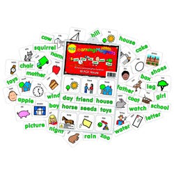 Image for Barker Creek Learning Magnets, Nouns with Pictures, 180 Pieces from School Specialty