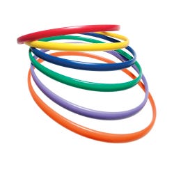 Image for Sportime UltraHoops, 30 Inches, Multiple Colors, Set of 6 from School Specialty