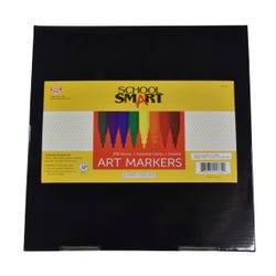 School Smart Art Markers, Fineline Tip, Assorted Colors, Pack of 200 Item Number 086416