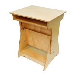 Image for Whitney Brothers Convertible Student Desk, 24-1/2 x 19-3/4 x 22 Inches from School Specialty