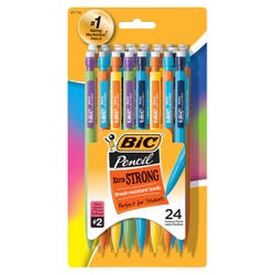 Image for BIC Xtra Strong Mechanical Pencils, 0.9 mm, Assorted Color Barrels, Pack of 24 from School Specialty